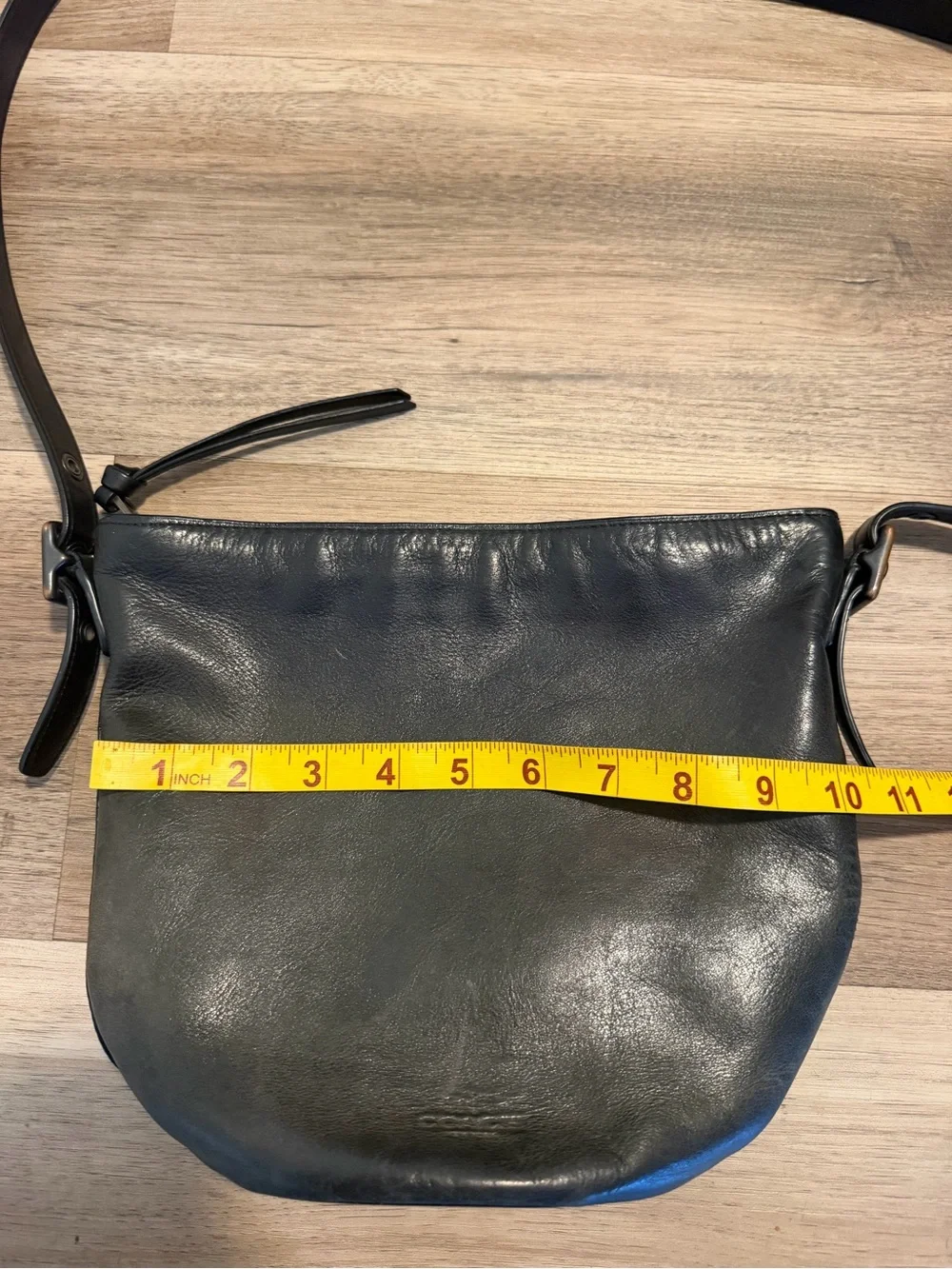 Coach Black Leather Soho small Bucket Bag Shoulder Bag Y2K Vintage